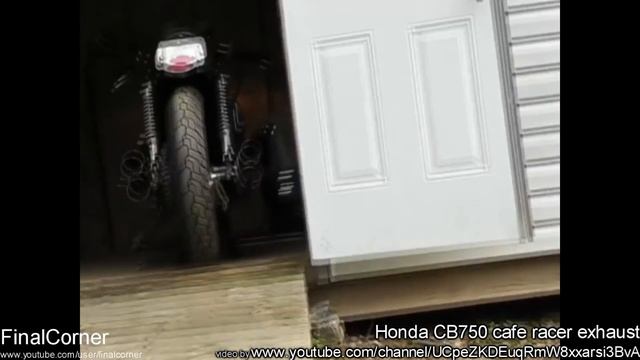 Brutal Honda CB750 Cafe Racer exhaust sound compilation смотреть онлайн