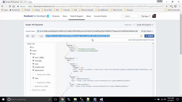 Part 4 - Use Facebook Graph API Request and Response смотреть онлайн