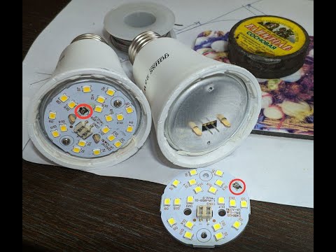 Ремонт светодиодных ламп. смотреть онлайн