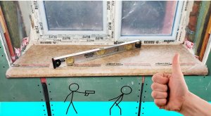 Как установить подоконник, чтобы он НЕ потел.