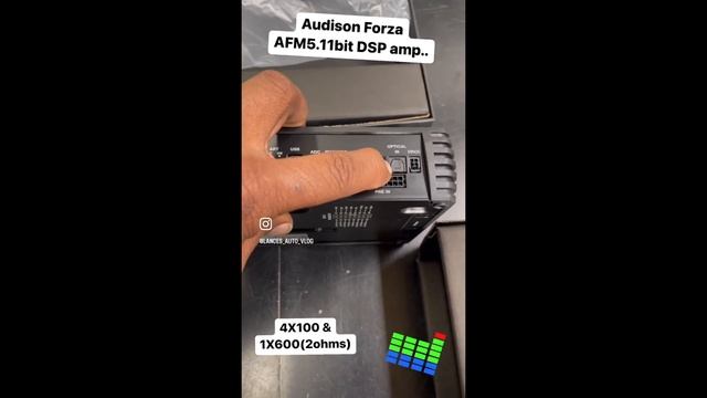 Audison Forza AFM5.11bit DSP amplifier unboxing.. 4 X 100 & 1 X 600. смотреть онлайн