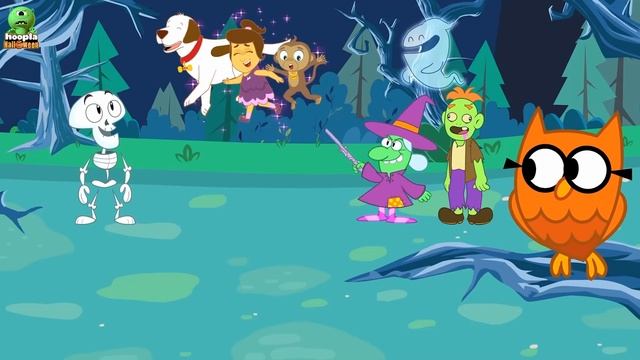 Hickory Dickory Dock Song | Funny Halloween Songs For Children and Kids | Hoopla Halloween смотреть онлайн