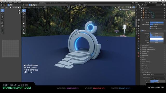 3d Game Design (3d Prototyping) Game Asset in Blender 2.90 смотреть онлайн