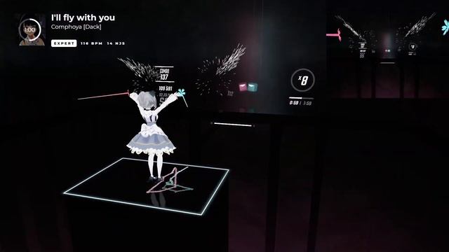 【BeatSaber】I'll fly with you / Comphoya【低スペックPCとOculus Quest 2だけでトラッキング】 смотреть онлайн