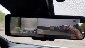 Зеркало заднего вида с камерами кругового обзора на Nissan Note e-power NISMO 2018