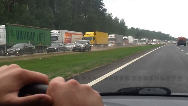 Трасса М5 Коломна-Луховицы 07.06.12 смотреть онлайн
