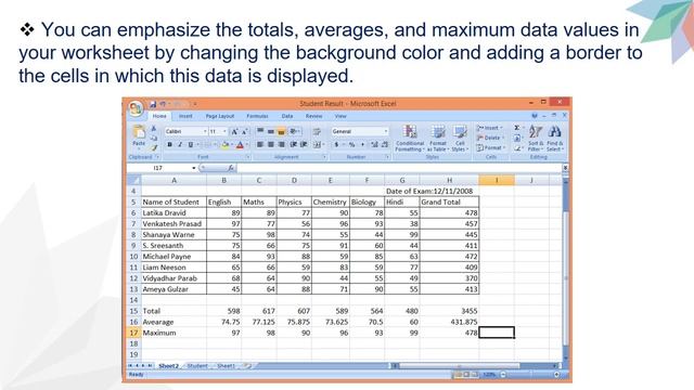 Std 7 MS Excel Chapter 4 Part 4 Session 4 Video смотреть онлайн