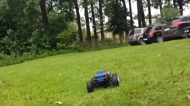 Огромный Радиоуправляемый Монстр Трак HSP Бронтозавр.Распаковка.Запуск.MONSTR TRAK inbox смотреть онлайн