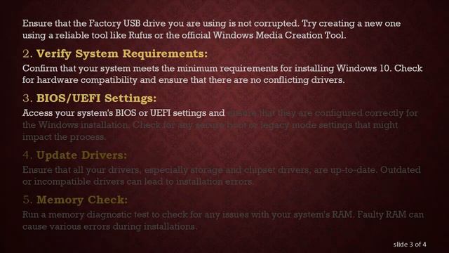 Troubleshooting BSoD During Windows 10 Factory USB Install: WimFsf.sys Error смотреть онлайн
