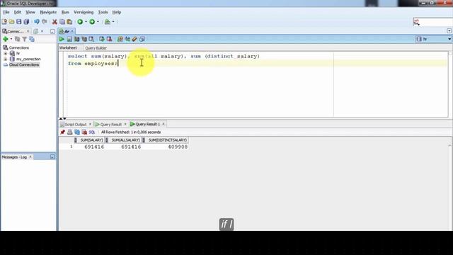 Oracle SQL Certified Beginner to advanced - Overview Of Group Functions - Video 47 - 2020 смотреть онлайн
