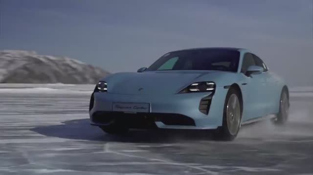 Porsche Taycan 2021 в МИНУС 26 ? Даем Угла на Электромобиле Порше. смотреть онлайн