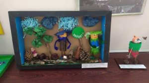 Выставка "Наши друзья - Эколята за раздельный сбор отходов и повторное использование материалов"