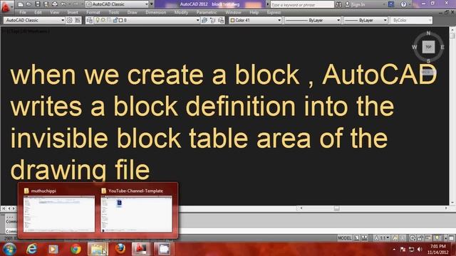 AUTOCAD BLOCKS | CONCEPT AND CREATION OF AUTOCAD BLOCKS смотреть онлайн