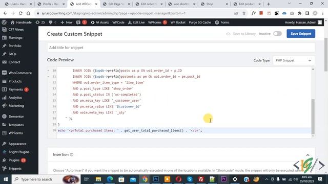 How to Get Current User Total Purchased Items Count using Custom Code in WooCommerce WordPress смотреть онлайн