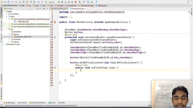 Android App Development part-8: CheckBox in Android Example смотреть онлайн