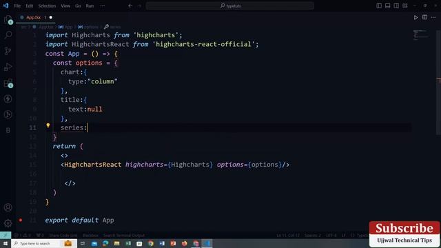 React JS Tutorial-Basic to Advance ? highcharts-react-officialReact Typescript Simple column Chart смотреть онлайн