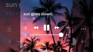 Sun goes down ловить моменты и за руки хвататься в постели с кофе очень долго обниматься