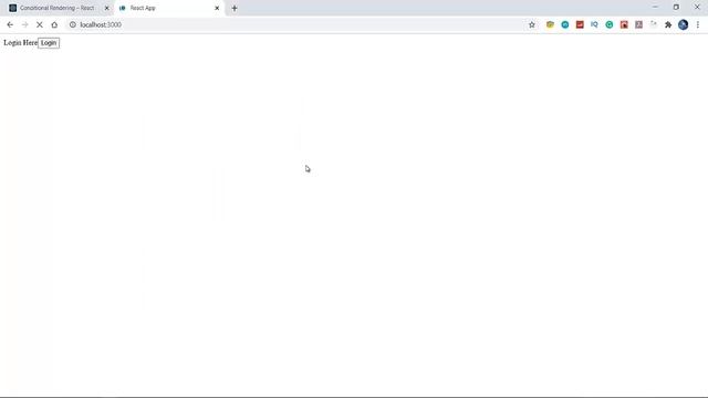 React JS for beginners Part 7:- Conditional Rendering смотреть онлайн