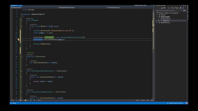 Design Pattern Adapter, C# (ENGLISH) смотреть онлайн