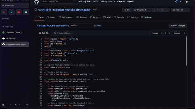 How to make a Youtube Downloader bot on Telegram? смотреть онлайн
