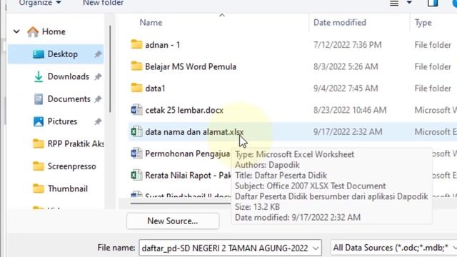 cara membuat dan menggunakan mail merge atau mailing excel ke word смотреть онлайн