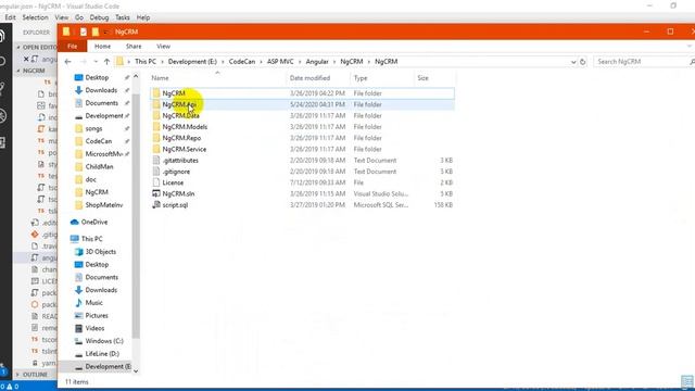 Configure and Deploy dot Net Core API with Angular 8 front end Together Host on same domain смотреть онлайн