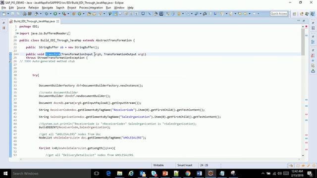 SAP PI/PO: Java Mapping For Generating EDI(pharmacy delivery file) From Input Xml смотреть онлайн
