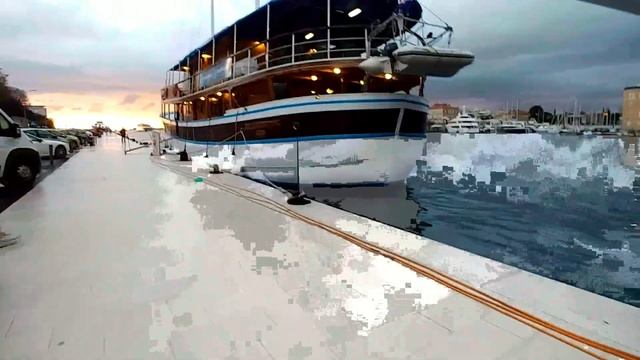 Морской Орган в Хорватии Закат в городе Задар смотреть онлайн