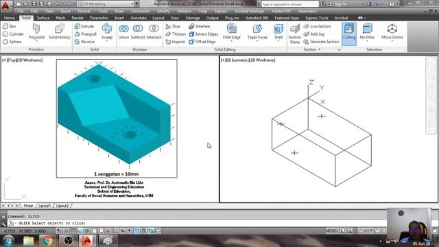 Solid Primitive Object using AutoCAD Modeling смотреть онлайн