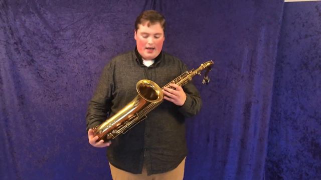C.G. Conn 10M Tenor Saxophone with Naked Lady 1935 Serial #M265775 смотреть онлайн