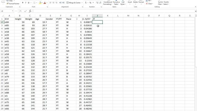 Normal Quantile (Q-Q) Plots In Excel Part 1 смотреть онлайн