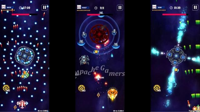 Galaxy Attack: Space Shooter | Boss Mode | New Boss 46 Boss Review | By Apache Gamers