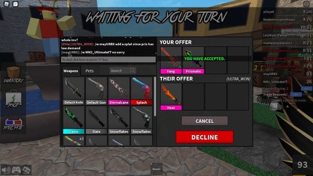 получил нож heat а murder mystory 2! (getting heat in mm2 roblox!) смотреть онлайн