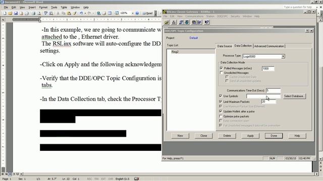 Configuring & Using OPCLink with the RSLinx OPC Server Allen Bradley смотреть онлайн