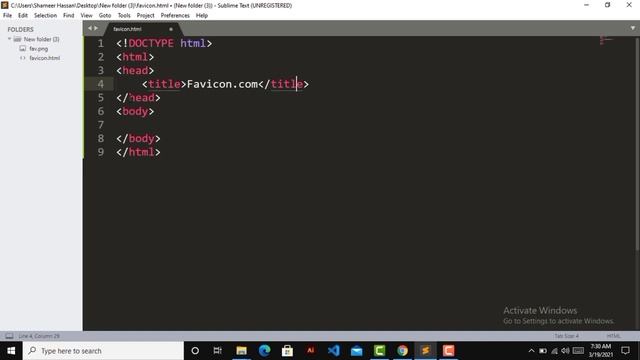Add A Favicon to A Website in HTML || Add favicon to webpage смотреть онлайн