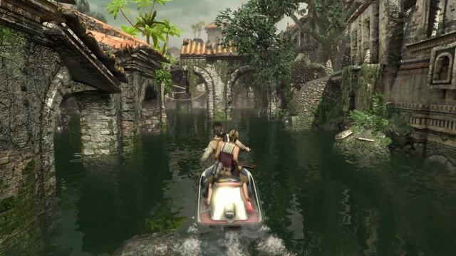 Uncharted Collection - Drake's Fortune The Drowned City: Jet Ski Gameplay & Elena Dialogue PS4 смотреть онлайн