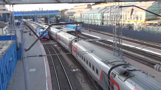 Отправление ЭП1М-731 с поездом №145 Назрань — Москва смотреть онлайн