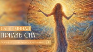 Получи мощный Прилив сил: помогаем обрести бесконечную энергию с нашим саблиминалом!