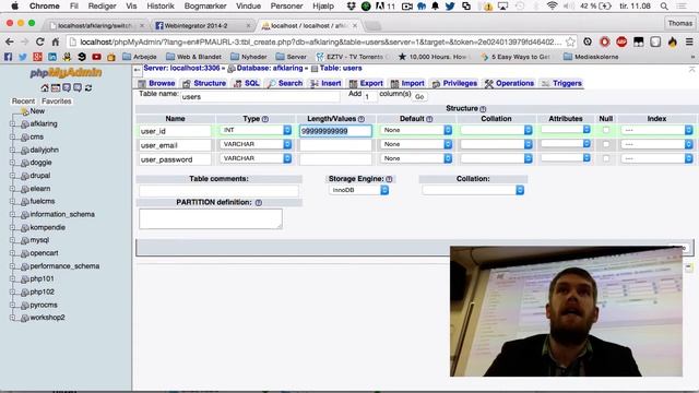 PHP PHPMyAdmin смотреть онлайн