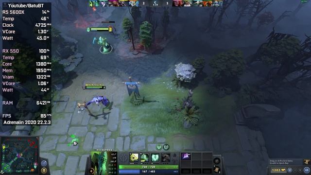 Dota 2 | RX 550 смотреть онлайн