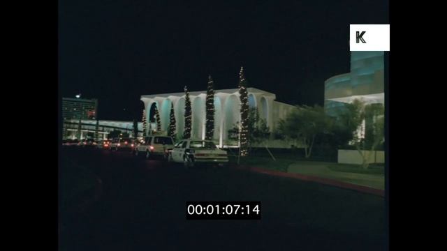 Driving Into Caesars Palace, 1987 Las Vegas, 35mm смотреть онлайн