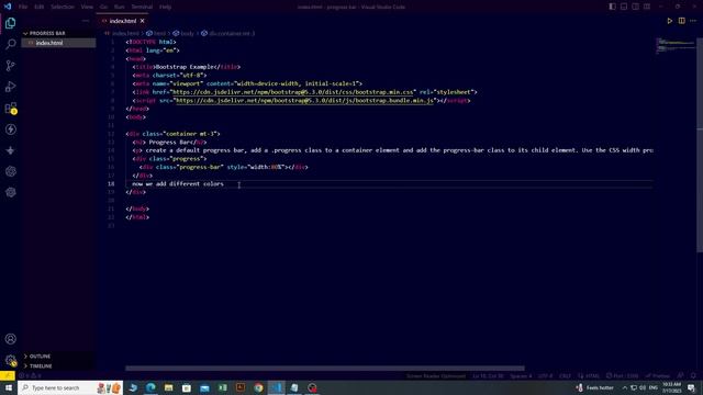 How to create Progress bar bootstrap animation / dynamic progress bar bootstrap смотреть онлайн