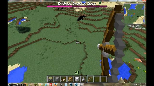 How to Defeat Evolved Skeleton Boss Minecraft Voltz смотреть онлайн