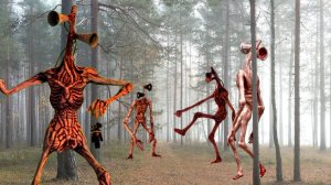 Сиреноголовые в Реальной Жизни играют в игру с жуткой куклой