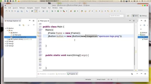 9 JAVA Swing GUI JButton واجهة الرسومية جافا смотреть онлайн