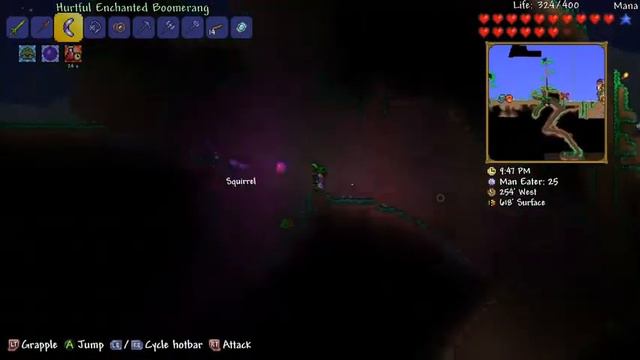 Terraria Episode 4 Bones, Bees, Goblins, and hell смотреть онлайн