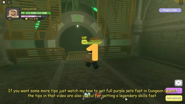 How To Get LEGENDARY SPELLS in Dungeon Quest смотреть онлайн