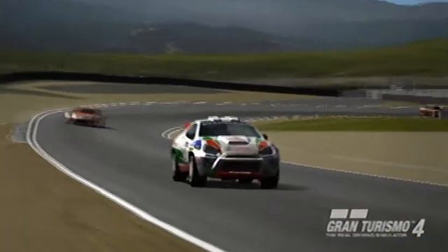 Gran Turismo 4. Mazda Raceway Laguna Seca. Toyota RSC Rally Raid Car 02 смотреть онлайн