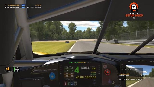 iRacing - 20S4 - Corvette C8.R - IMSA - Monza - RB смотреть онлайн
