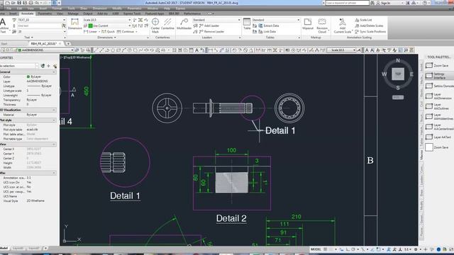 AutoCAD Detailing Tut 8 смотреть онлайн